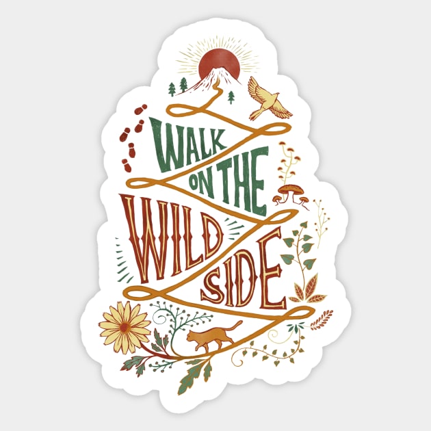 Walk on the Wild Side Sticker by akaneyabushita